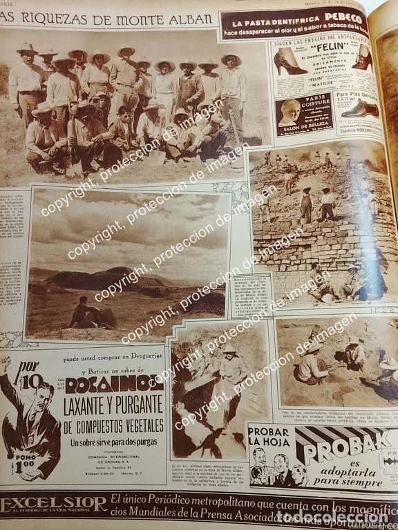 Poster collecting: AFICHE ANTIGUO. ALFONSO CASO Y LOS HALLAZGOS EN MONTE ALBAN 1931 ANTROPOLOGIA