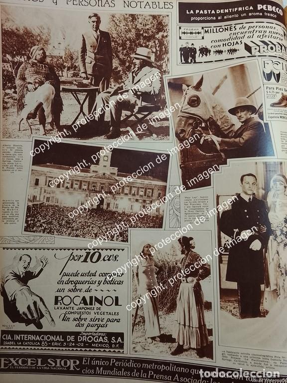 Poster collecting: AFICHE ANTIGUO. ALBERT EINSTEIN Y ESPOSA /WARREN B. PINNEY Y OTROS 1931 / CIENTIFICOS