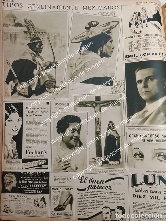 Colecionismo de cartazes: AFICHE ANTIGUO. INDIGENAS MEXICANOS, FOTOGRAFIA DE LUIS MARQUEZ FEB 1931 /LDM