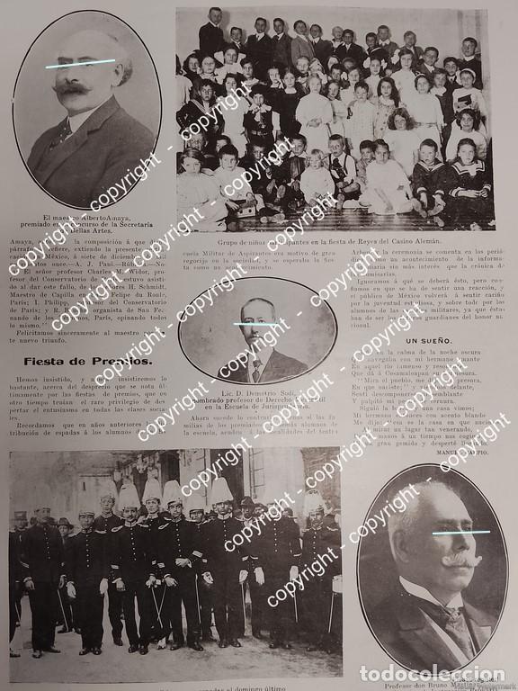 Colecionismo de cartazes: AFICHE ANTIGUO. LIC. DEMETRIO SODI - ALBERTO ANAYA Y MAS 1912 /ABOGADOS