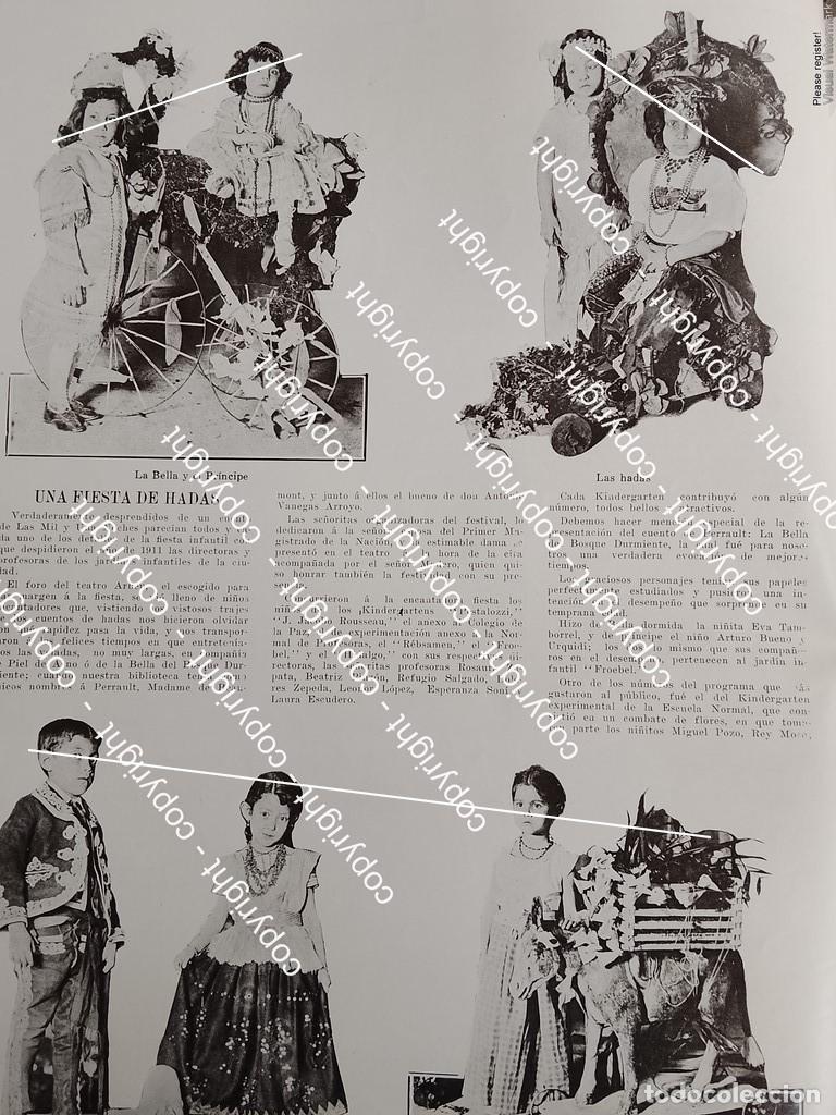 Colecionismo de cartazes: NOTA DE PRENSA ANTIGUA. FIESTA INFANTIL TEATRO ARBEU 1912