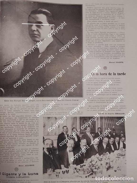 Collectionnisme d'affiches: AFICHE ANTIGUO. ENRIQUE BORDES MANGEL Y OTROS 1912 /POLITICOS