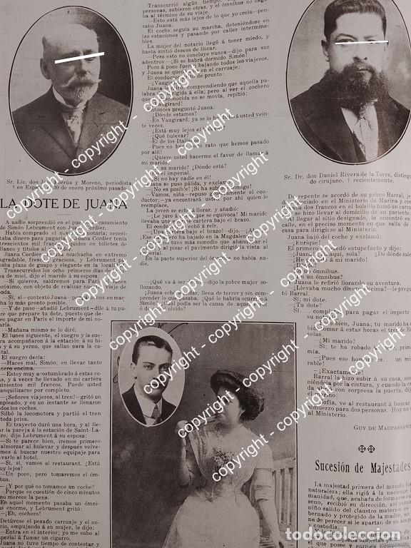 Poster collecting: AFICHE ANTIGUO. MUERE JOSE PORRUA Y DANIEL RIVERA DE LA TORRE 1912 /EMPRESARIOS