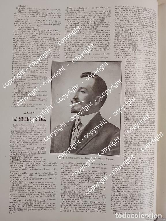 Poster collecting: AFICHE ANTIGUO. BREVE NOTA. E. MAYNEZ PRINCE 1912 TUXPAN /POLITICOS