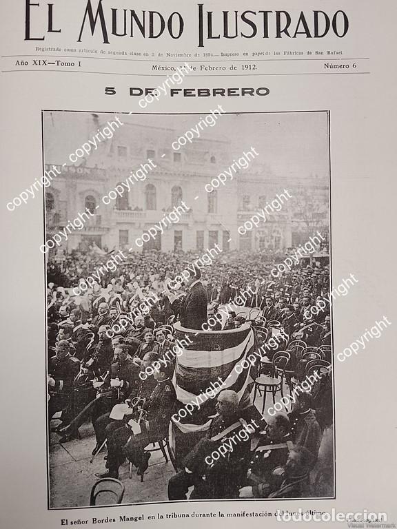 Collectionnisme d'affiches: AFICHE ANTIGUO. ENRIQUE BORDES MANGEL EN MITIN POLITICO 1912 /POLITICOS