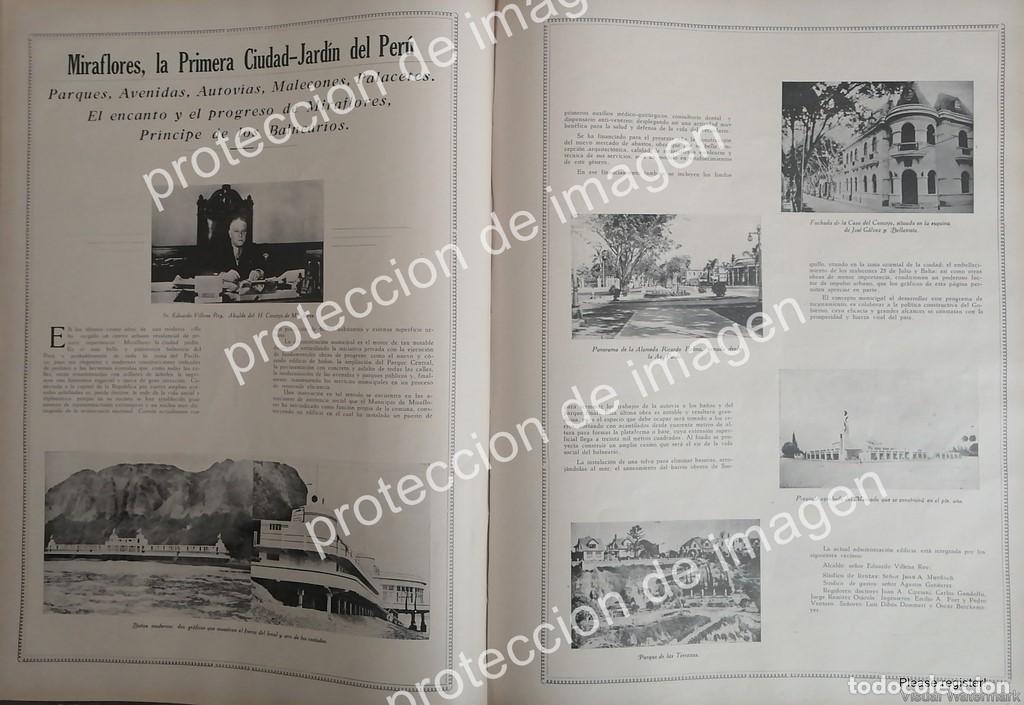 Collectionnisme d'affiches: CARTEL DE PUBLICIDAD ANTIGUA DE PERU, EDUARDO VILLENA REY Y SUS OBRAS EN MIRAFLORES 1936 /POLITICOS