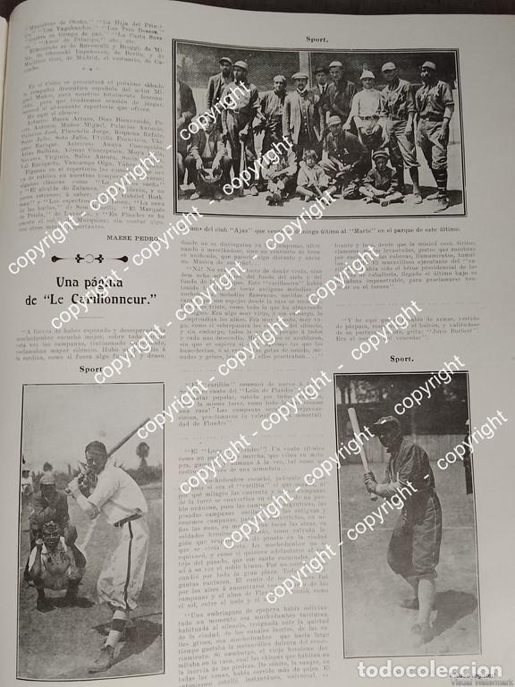 Collezionismo di affissi: AFICHE ANTIGUO. JUEGO DE BEISBOL, AJAX Vs CLUB MARTE 1912 /DEPORTES