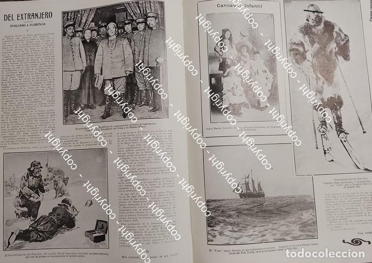 Collectionnisme d'affiches: AFICHE ANTIGUO. EXPEDICION RODA AMUNDSEN AL POLO SUR 1912