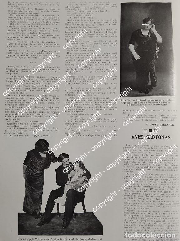 Collectionnisme d'affiches: AFICHE ANTIGUO. BREVE NOTA. LA ACTRIZ ESTHER GROIZARD EN MEXICO 1912 ARTISTAS