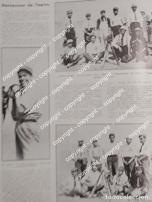 Collectionnisme d'affiches: AFICHE ANTIGUO. EQUIPO DE BEISBOL, ESCUELA DE ARTES Y OFICIOS 1912 /DEPORTES