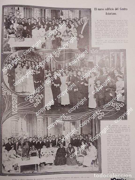 Collectionnisme d'affiches: AFICHE ANTIGUO. CENTRO ASTURIANO, PALACIO DE MARMOL 1912 /ASM LDM