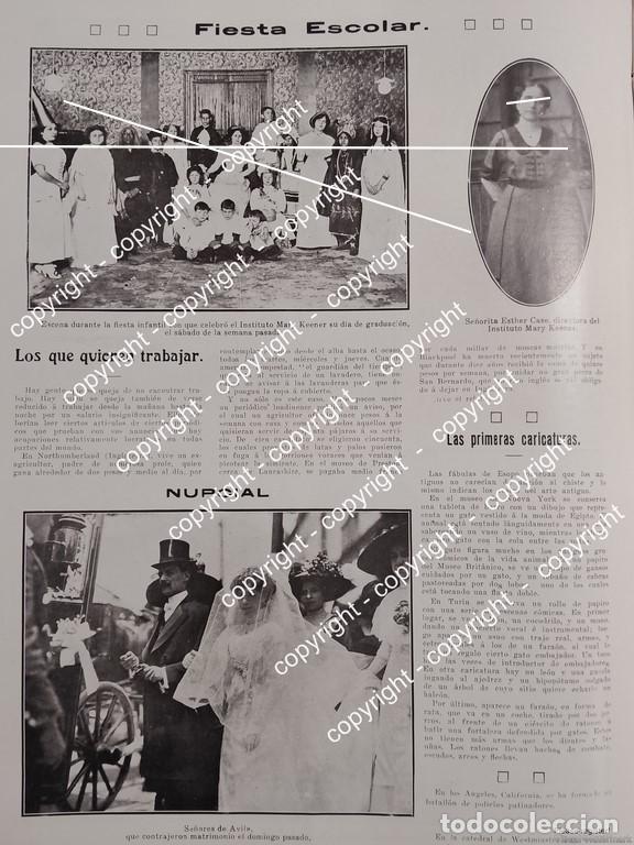 Collectionnisme d'affiches: AFICHE ANTIGUO. ESTHER CASE Y EL INSTITUTO MARY KEENER D.F 1912 /ESCUELAS, MAESTROS