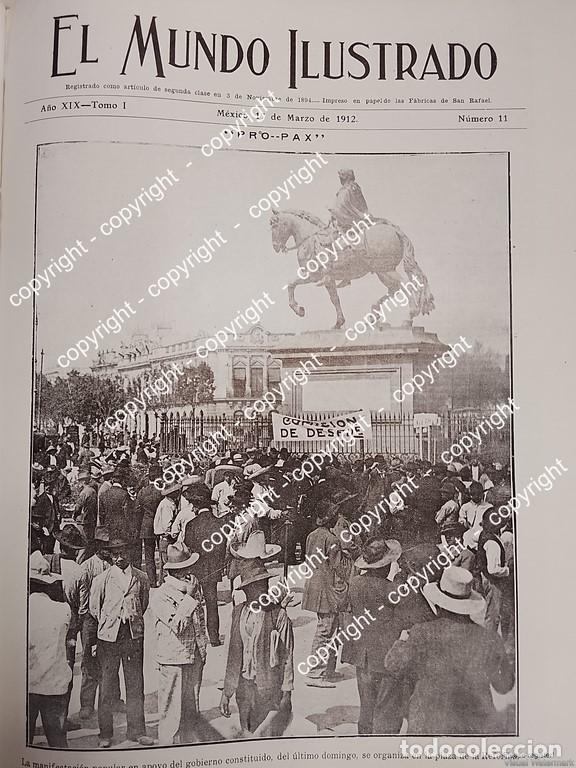 Sammeln von Plakaten: AFICHE ANTIGUO. MANIFESTACION POLITICA PLAZA DE LA REFORMA (CABALLITO) 1912 LDM
