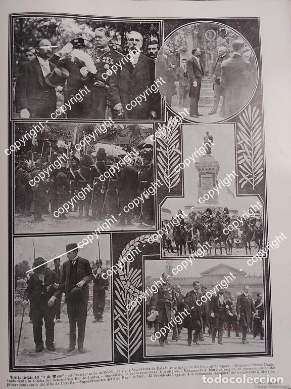 Collezionismo di affissi: AFICHE ANTIGUO. FRANCISCO I MADERO INAUGURA MONUMENTO A MORELOS EN CUAUTLA 1912