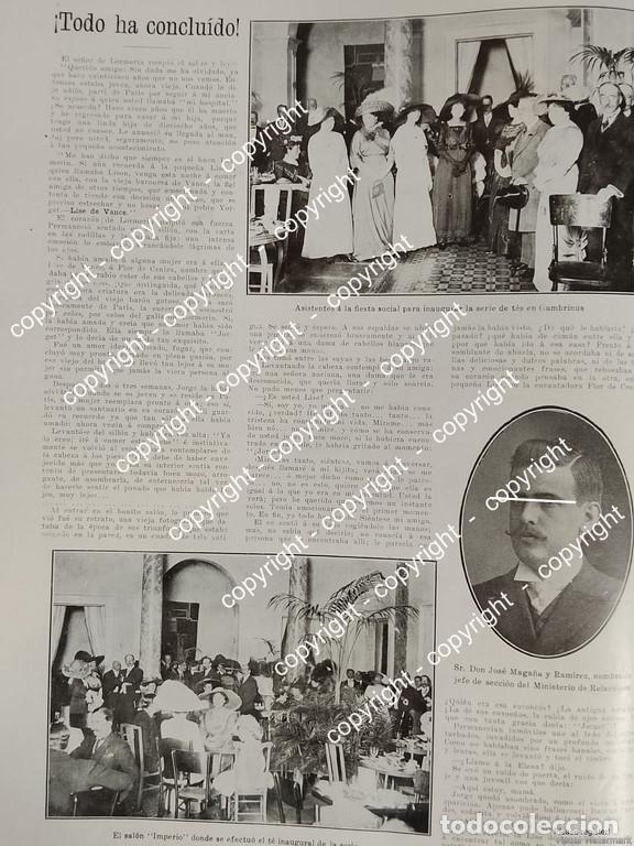 Collectionnisme d'affiches: AFICHE ANTIGUO. CAFETERIA GAMBRINUS Y JOSE MAGA&Ntilde;A RODRIGUEZ 1912