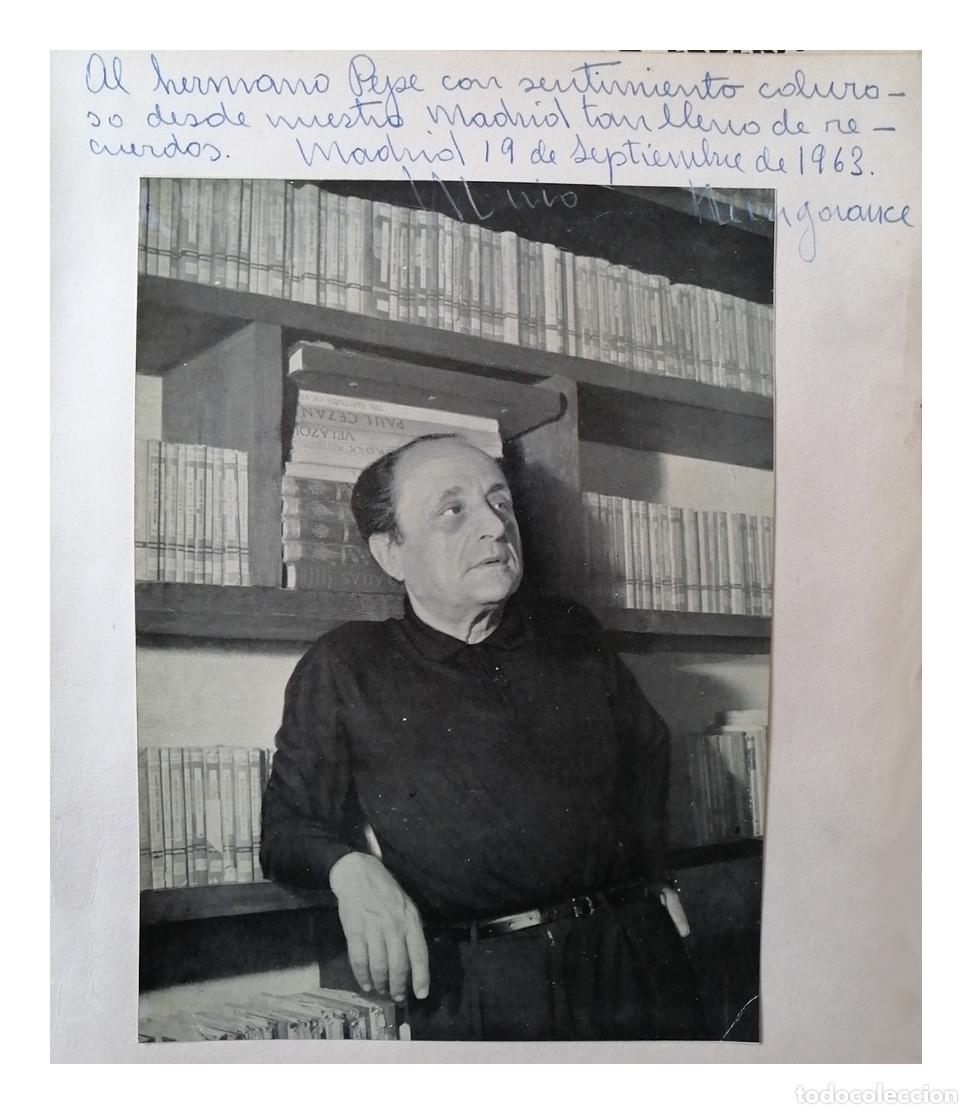 Collectionnisme d'affiches: CARTEL ANTIGUO ORIGINAL DE FOTO LITOGRAFIA DE JOSE MINGORANCE, DEDICADA Y FIRMADA 1963