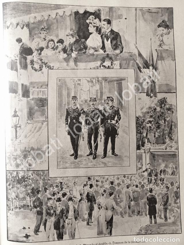 Poster collecting: GRABADO ANTIGUO 1895 FIESTAS PATRIAS 16 SEPTIEMBRE