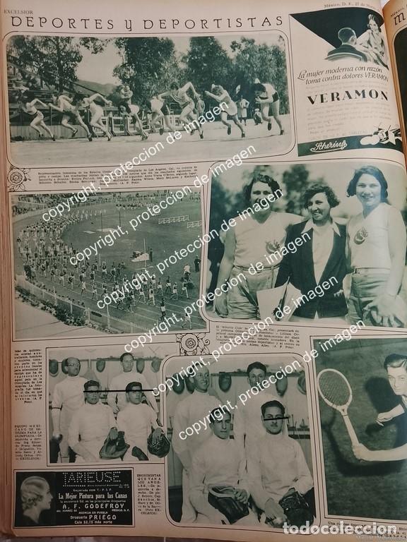 Sammeln von Plakaten: AFICHE ANTIGUO. 10 OLIMPIADAS 1932 EQUIPO MEXICANOS DE ESGRIMA /DEPORTES