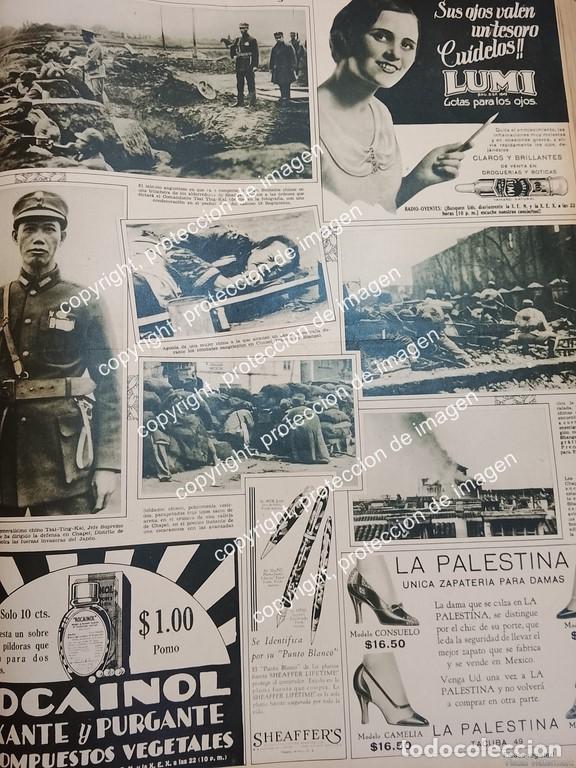 Sammeln von Plakaten: AFICHE ANTIGUO. GUERRA DE SHANGAI 1932 GENERAL Cai Tingkai /GUERRAS