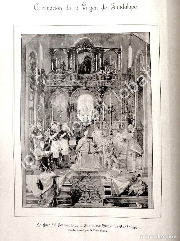 Sammeln von Plakaten: GRABADO ANTIGUO 1895 CORONACION DE LA VIRGEN. POR: FELIX PARRA /RLG
