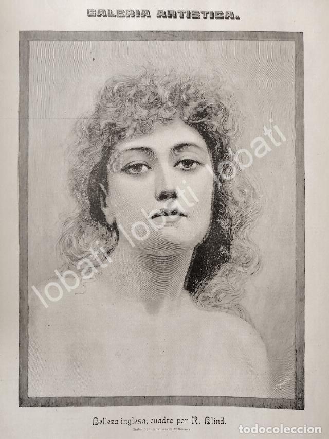 Collectionnisme d'affiches: GRABADO ANTIGUO 1895 POR: ALBERT MOORE . EL LIBRO ABIERTO
