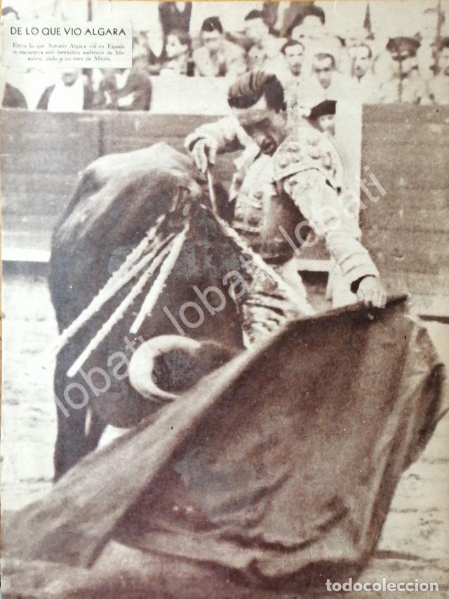 Collectionnisme d'affiches: CARTEL ANTIGUO ORIGINAL DE NOTA GRABADO ANTIGUO 1947 LA ULTIMA CORRIDA DE MANOLETE / toros