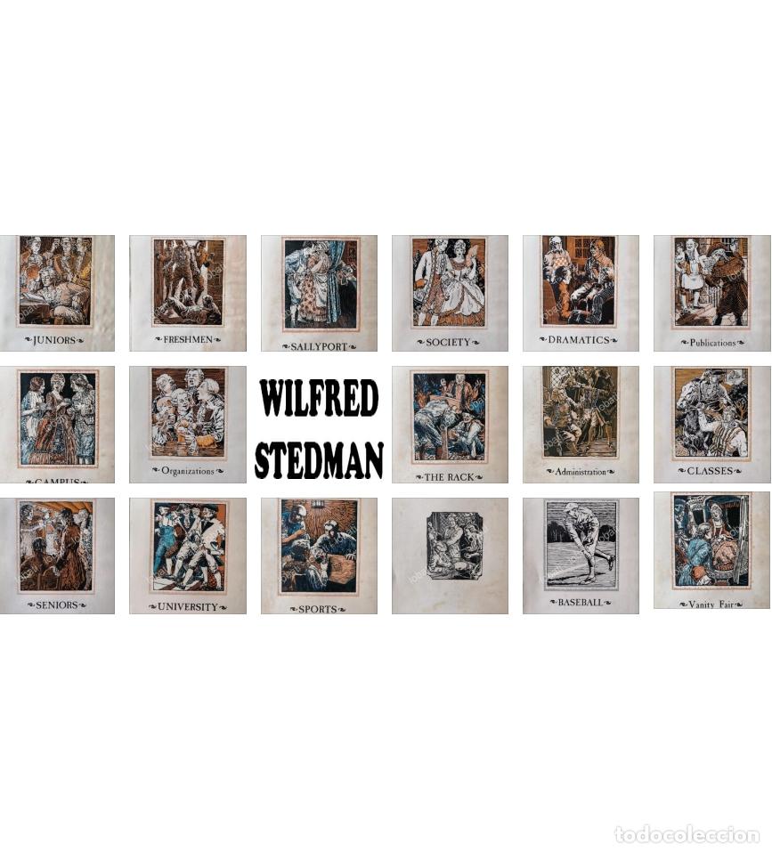 Collectionnisme d'affiches: CARTEL ANTIGUO ORIGINAL DE COLECCION 17 DE GRABADOS ANTIGUOS WILFRED STEDMAN 1920s