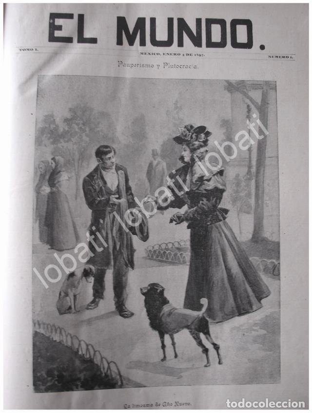 Collectionnisme d'affiches: PORTADA ANTIGUA ORIGINAL 1897 DE JOSE MARIA VILLASANA, LIMOSMA