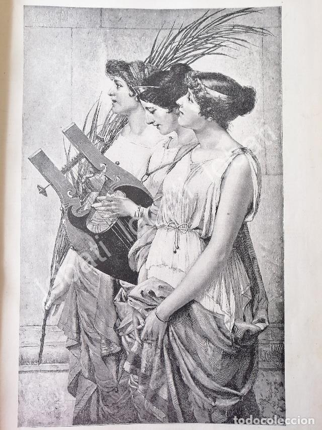 Collezionismo di affissi: GRABADO ANTIGUO 1898 FE, ESPERANZA Y CARIDAD /RLG ARTE SACRO