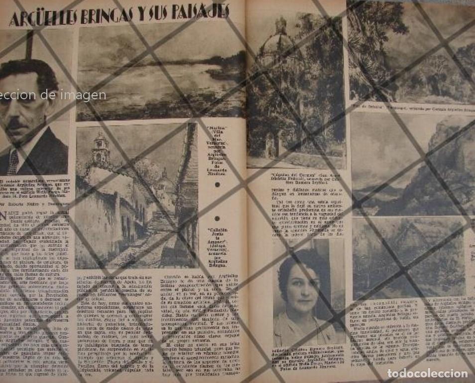 Collectionnisme d'affiches: GRABADO ANTIGUO DE LUIS MAGOS ANAYA DE SU EXPOSICION EN 1930 / MUY RARO