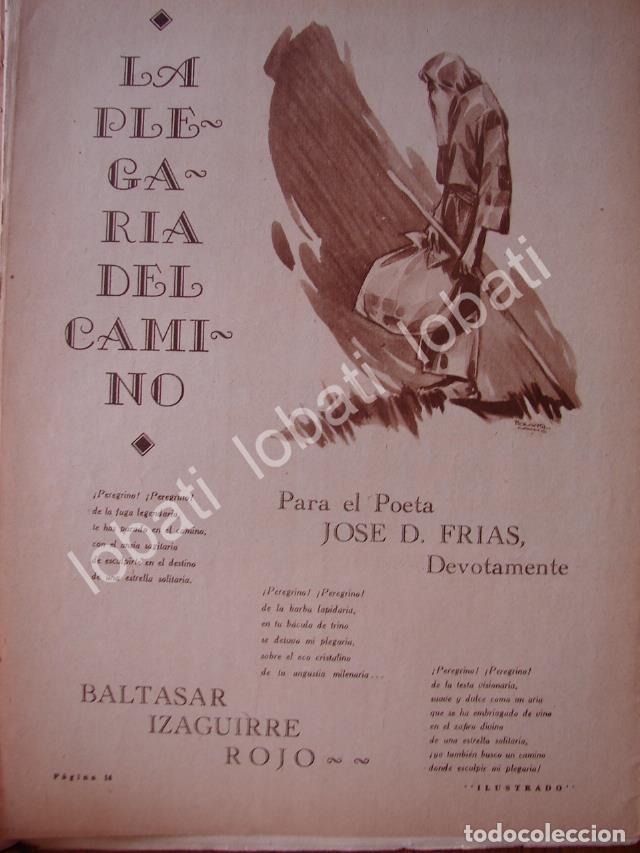 Poster collecting: CARTEL ANTIGUO ORIGINAL DE POEMA DE BALTAZAR IZAGUIRRE ROJO. DIBUJO DE FERNANDO BOLA&Ntilde;OS CACHO 1934
