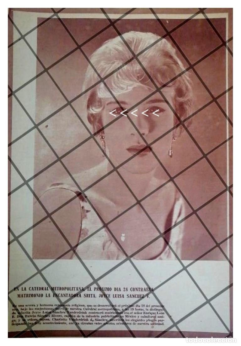 Collezionismo di affissi: AFICHE RETRO BODA. JOYCE LUISA SANCHEZ VANDERDRINK
