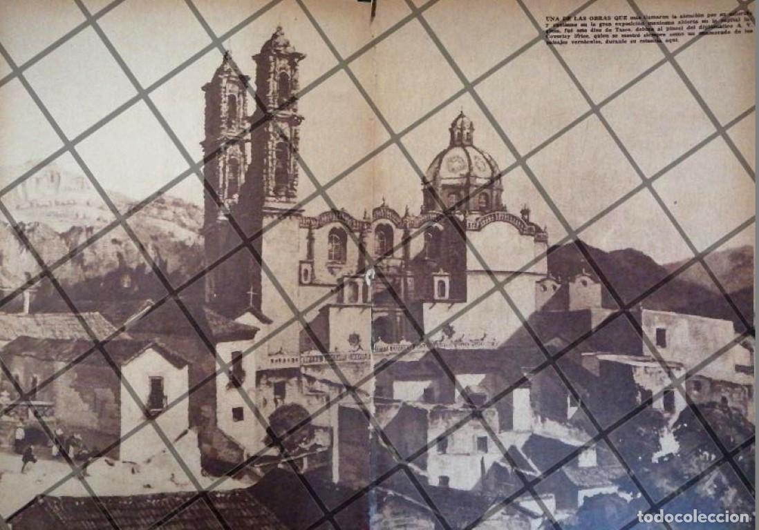 Collezionismo di affissi: GRABADO ANTIGUO. CATEDRAL DE MEXICO 1934
