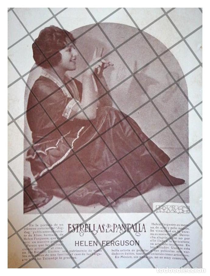 Collezionismo di affissi: AFICHE ANTIGUO. ACTRIZ. HELEN FERGUSON 1920 CINE MUDO