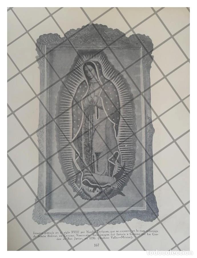 Collectionnisme d'affiches: GRABADO ANTIGUO 1938 VIRGEN DE GUADALUPE DE 1750