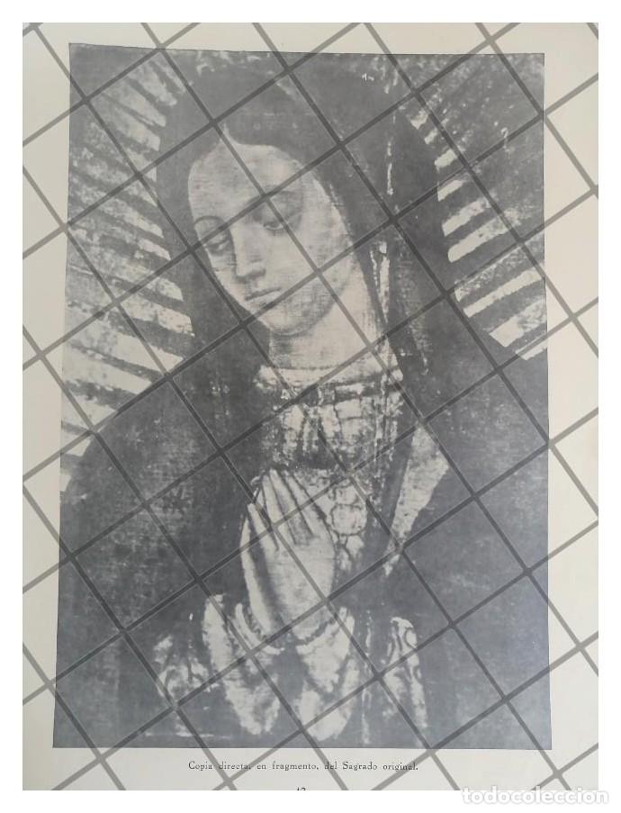 Collezionismo di affissi: LITOGRAFIA ANTIGUA VIRGEN DE GUADALUPE 1938
