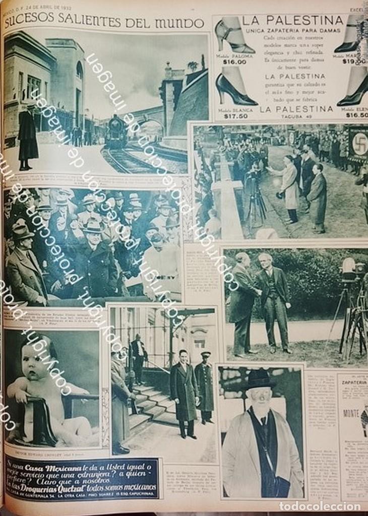 Collezionismo di affissi: AFICHE ANTIGUO. HITLER Y PRIMER TREN EN EL VATICANO 1932 /POLITICOS