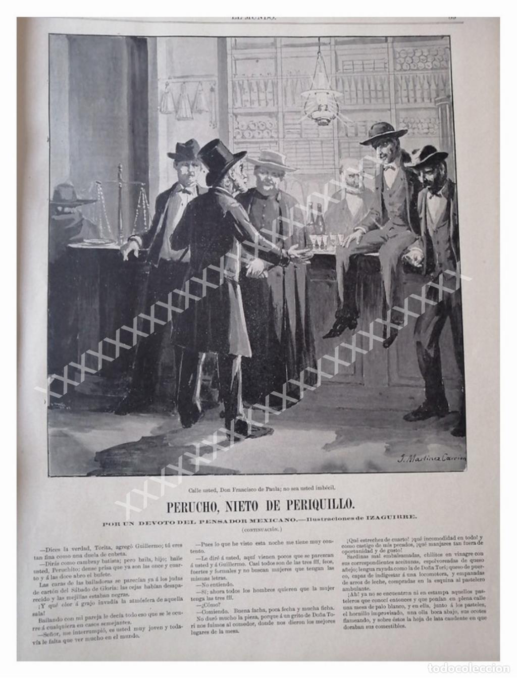 Collezionismo di affissi: GRABADO ANTIGUO 1896 DE MARTINEZ CARRION