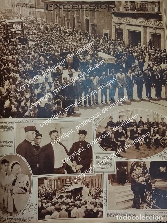Collezionismo di affissi: AFICHE ANTIGUO. PROTESTA ESTUDIANTIL POR ASESINATO DE RIGOBERTO SOMUANO LOPEZ 1932