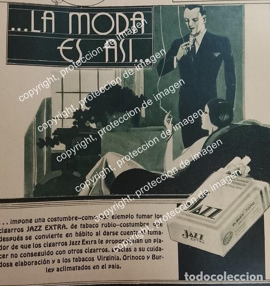 Collezionismo di affissi: AFICHE ANTIGUO. CIGARROS JAZZ EXTRA. CIGARRERA EL BUEN TONO. DIBUJO DE RAFAEL MEDINA DE LA VEGA 193