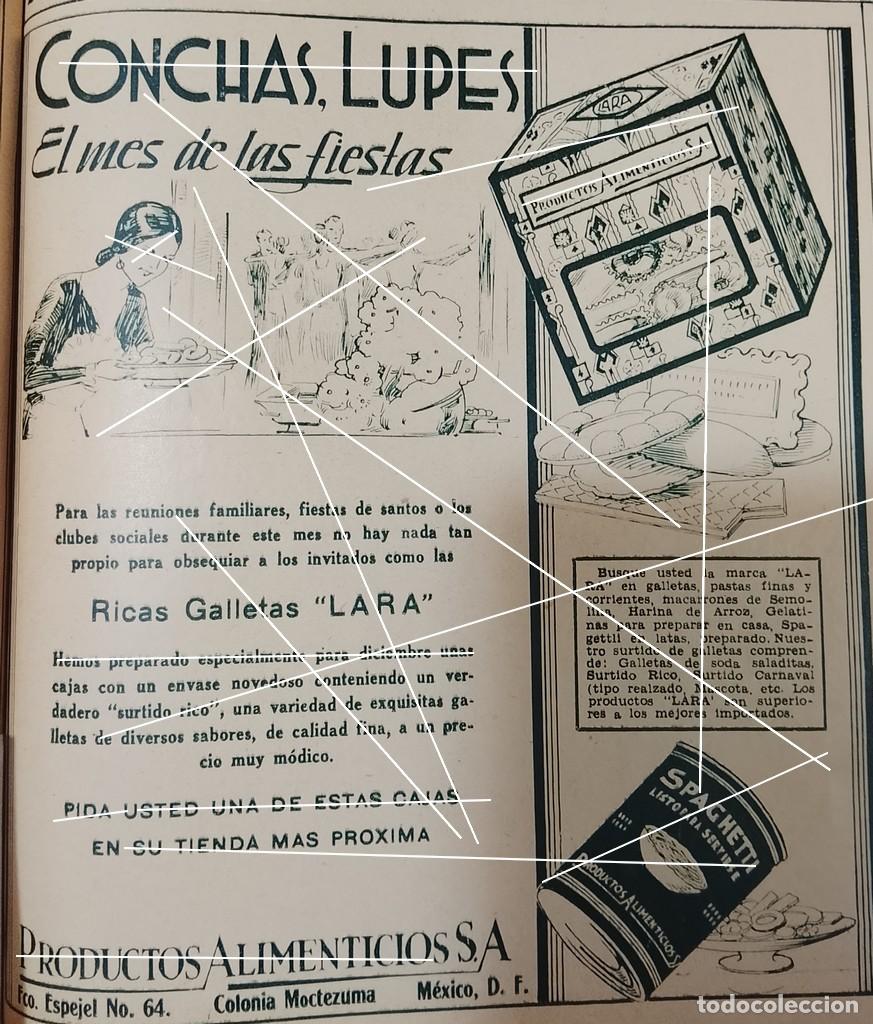 Collezionismo di affissi: AFICHE ANTIGUO. CONCHAS LUPE. PRODUCTOS ALIMENTICIOS S.A 1932 /RARO (GALLETAS PASA)