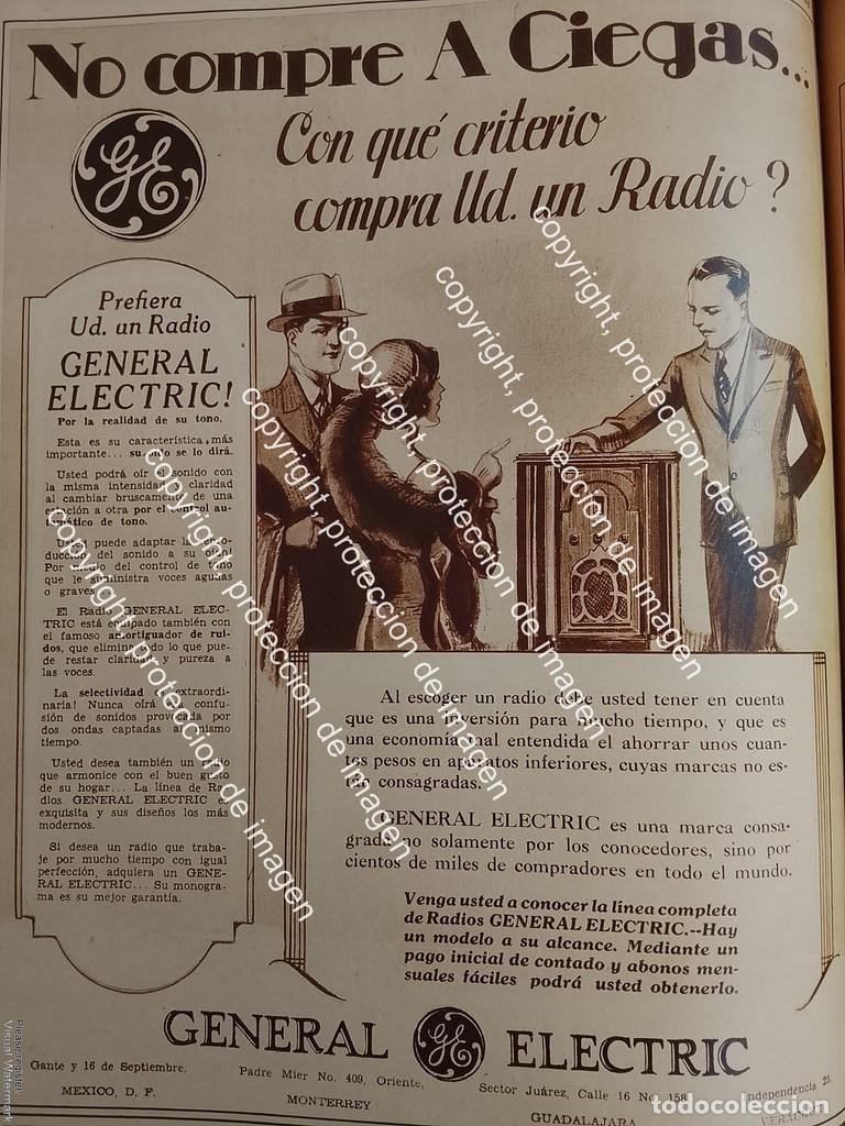 Collezionismo di affissi: PUBLICIDAD ANTIGUA RADIOS GENERAL ELECTRIC 1932 / N2