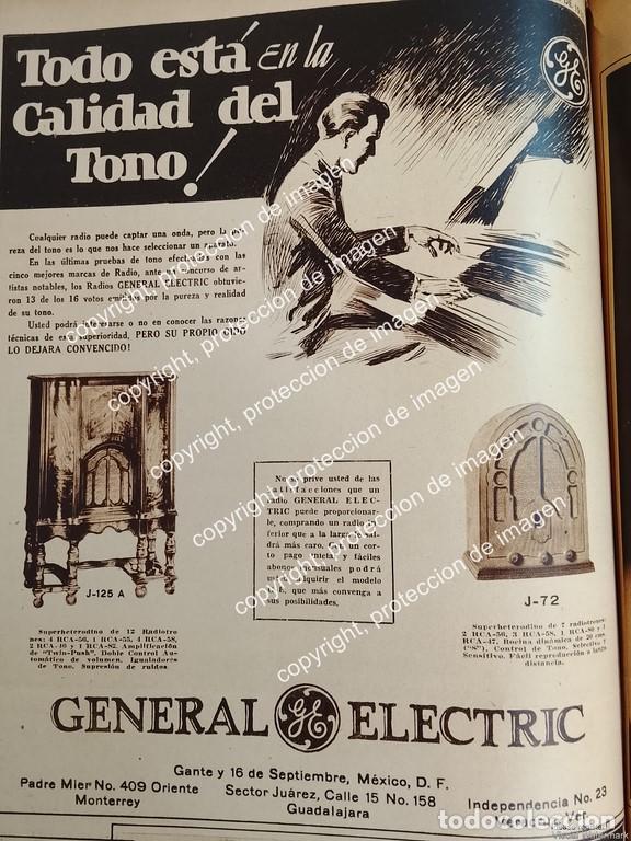 Coleccionismo de carteles: PUBLICIDAD ANTIGUA RADIOS GENERAL ELECTRIC 1932 / N3