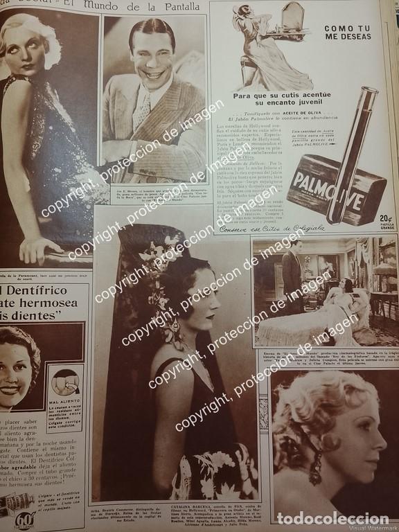 Coleccionismo de carteles: AFICHE ANTIGUO. BEATRIZ COMASSE, REYNA FIESTAS DE DURANGO) Y OTROS 1933 ASM