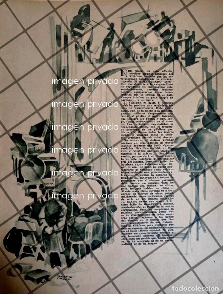 Collezionismo di affissi: GRABADO ANTIGUO. FERNANDO BOLA&Ntilde;OS CACHO 1922 /VITAFONO