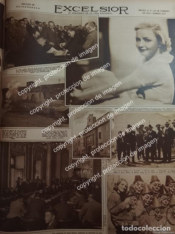 Collezionismo di affissi: PORTADA ANTIGUA. PLUTARCO ELIAS CALLES FUNDA BANCO BANOBRAS Y MAS 1933