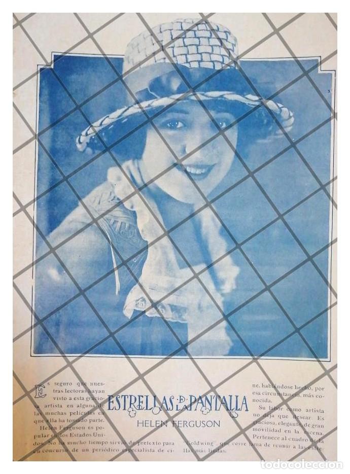Collezionismo di affissi: FOTO GRABADO ANTIGUO. ACTRIZ. HELEN FERGUSON 1920 CINE MUDO