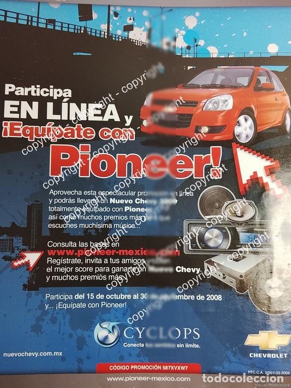 Sammeln von Plakaten: Cartel publicitario vintage. AUTO STEREOS PIONEER CYCLOPS 2005