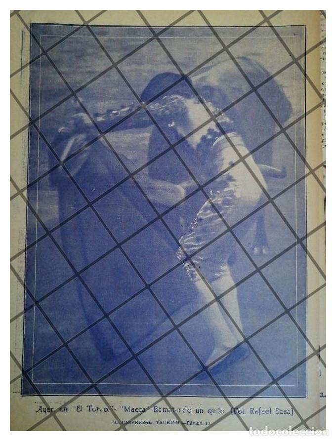 Sammeln von Plakaten: GRABADO RETRO TORERO. MAERA (MANUEL GARCIA) QUITE 1922