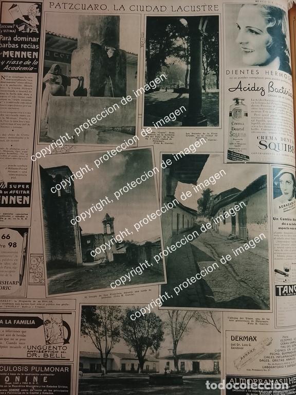 Sammeln von Plakaten: AFICHE ANTIGUO. PATZCUARO, MICHOACAN. FOTOS DE RAFAEL GARCIA 1932/ LDM